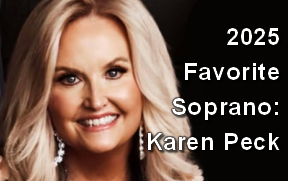 2025 Favorite Soprano of the Year, Karen Peck (Karen Peck and New River)